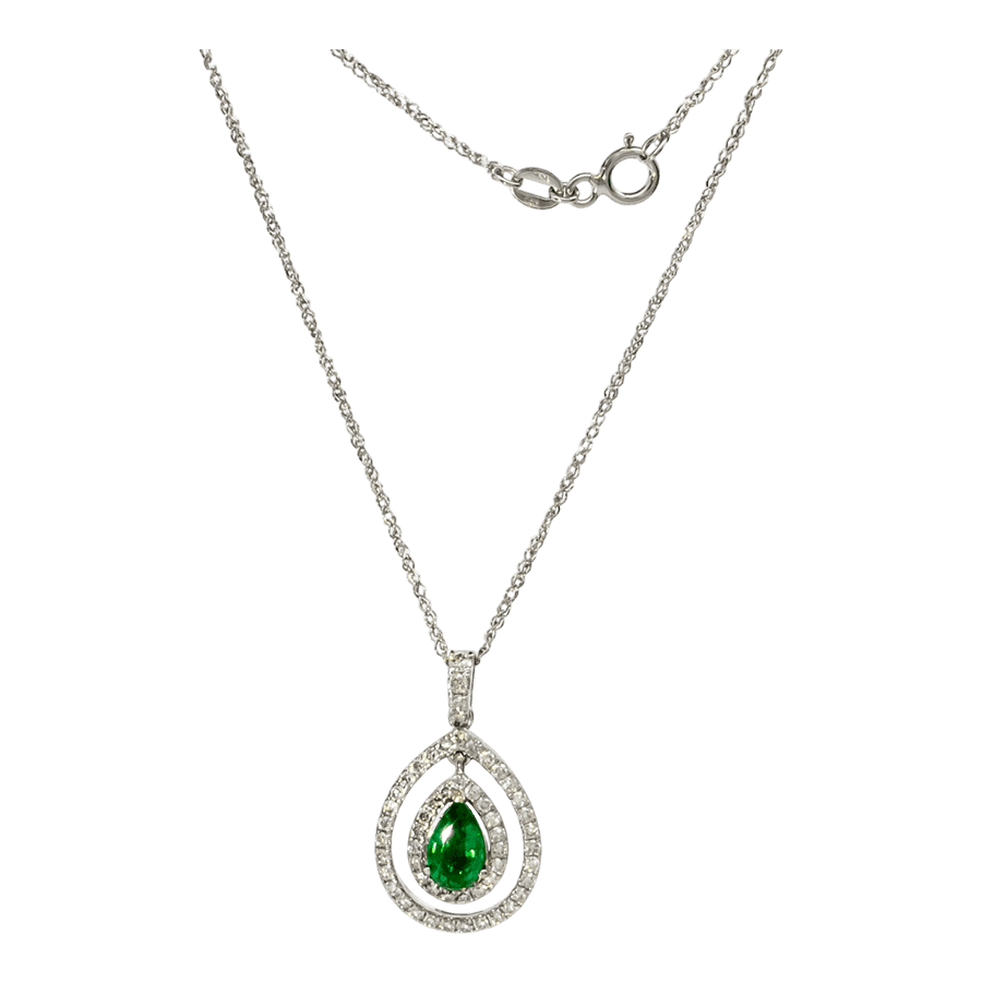  14k Yellow Gold Necklace with 0.54 Carats of Diamonds