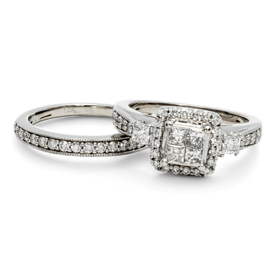  14k Yellow Gold Ring with 1.08 Carats of Diamonds