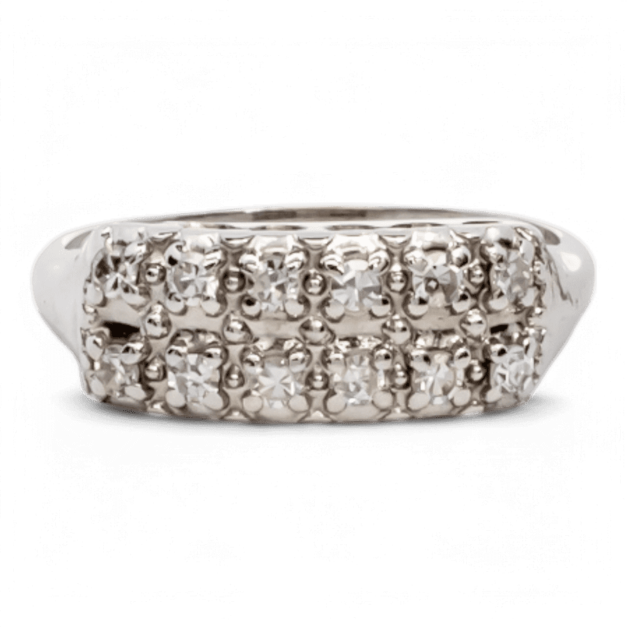  10k Yellow Gold Ring with 0.36 Carats of Diamonds