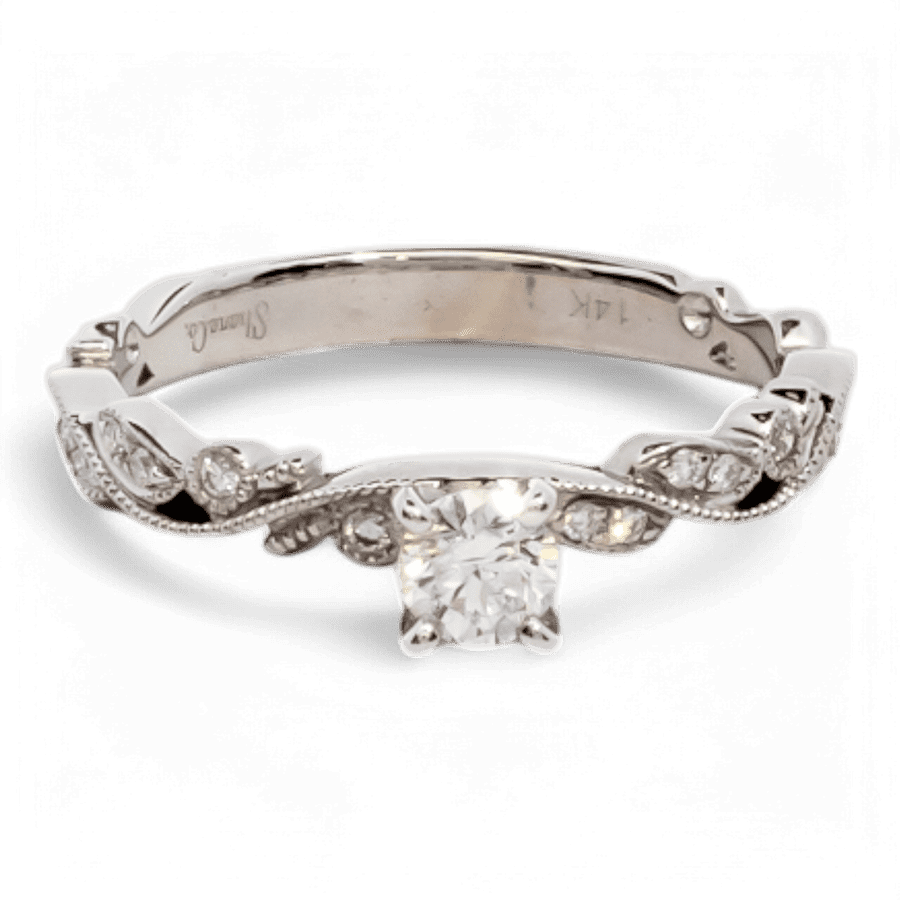  10k Yellow Gold Ring with 0.26 Carats of Diamonds