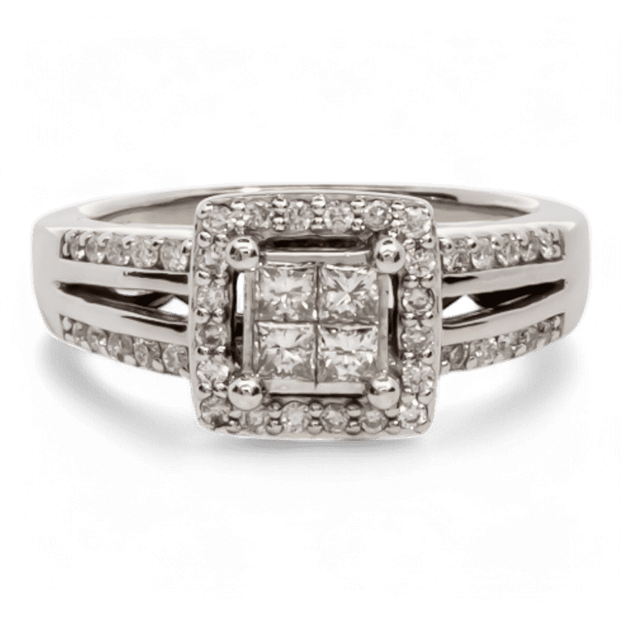  10k Yellow Gold Ring with 0.48 Carats of Diamonds