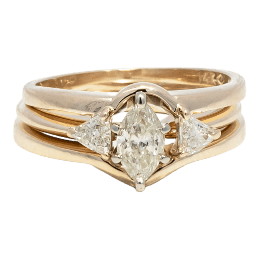  RING14K Yellow Gold 0.63CTW  