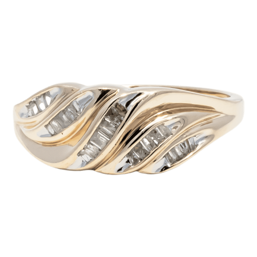  RING10K Yellow Gold 0.19CTW  