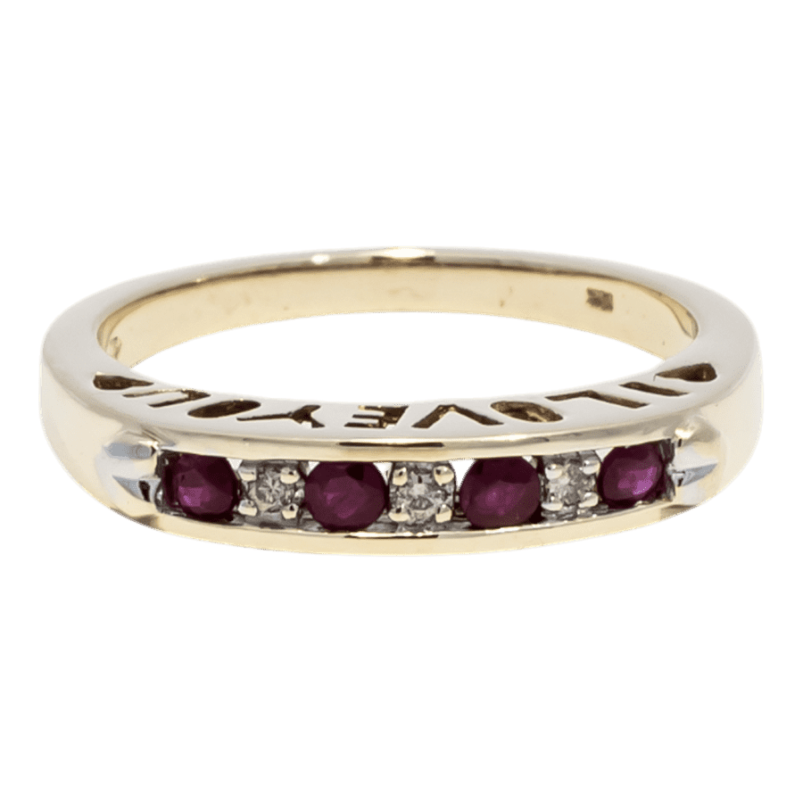  RING10K Yellow Gold 0.6CTW  