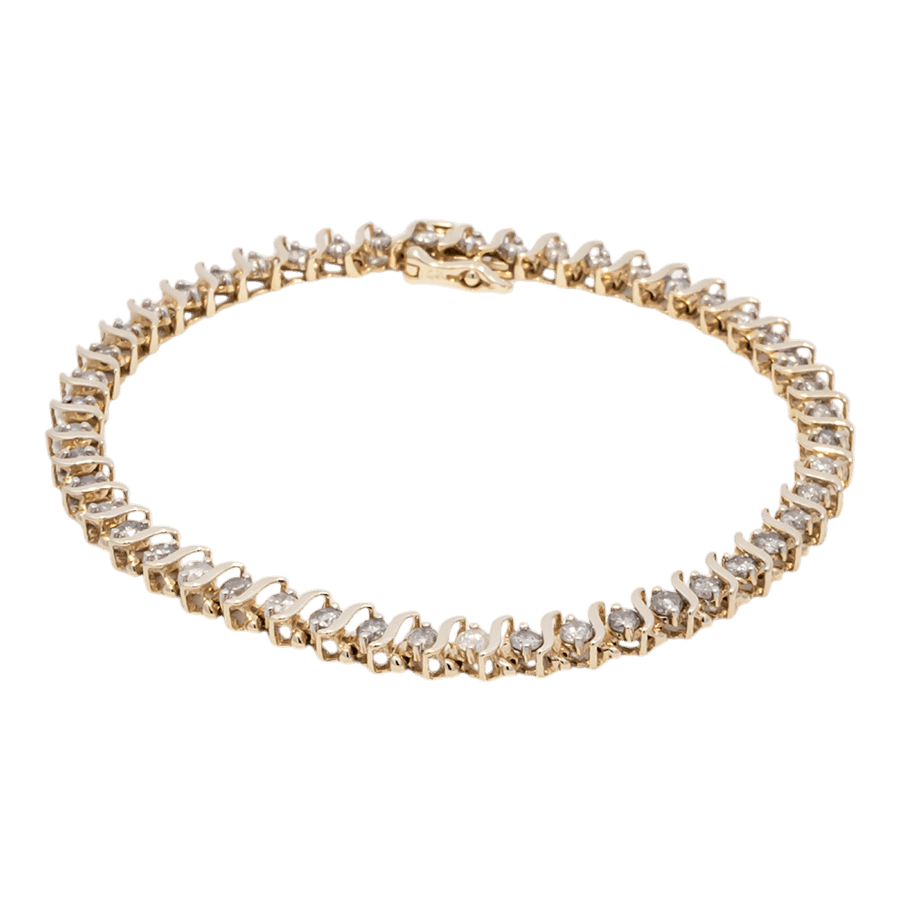  BRACELET14K Yellow Gold1.92CTW  