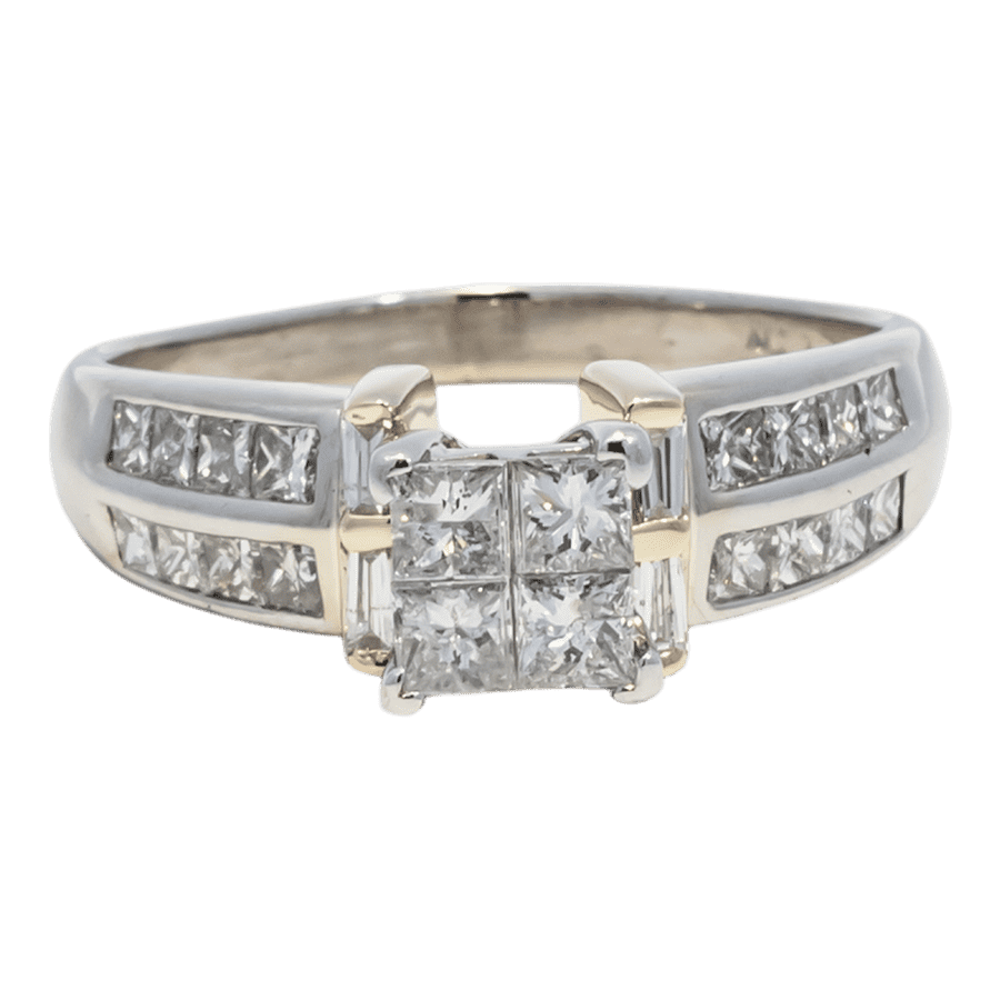  RING14K Two toned1.52CTW  