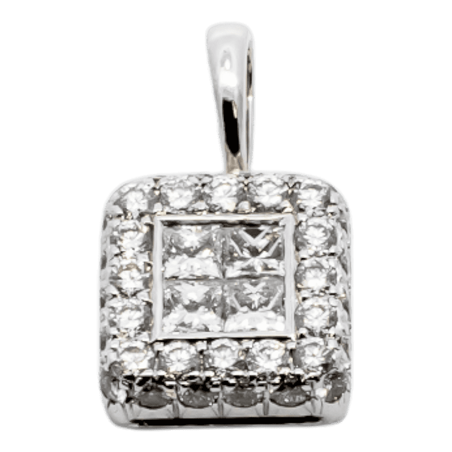  PENDANT14K White Gold 0.52CTW  