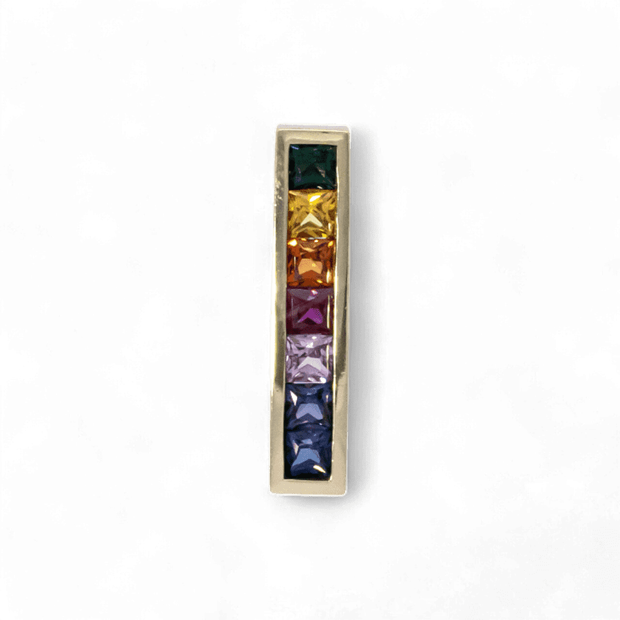  STONE PENDANT 10KYG 1.8DWT