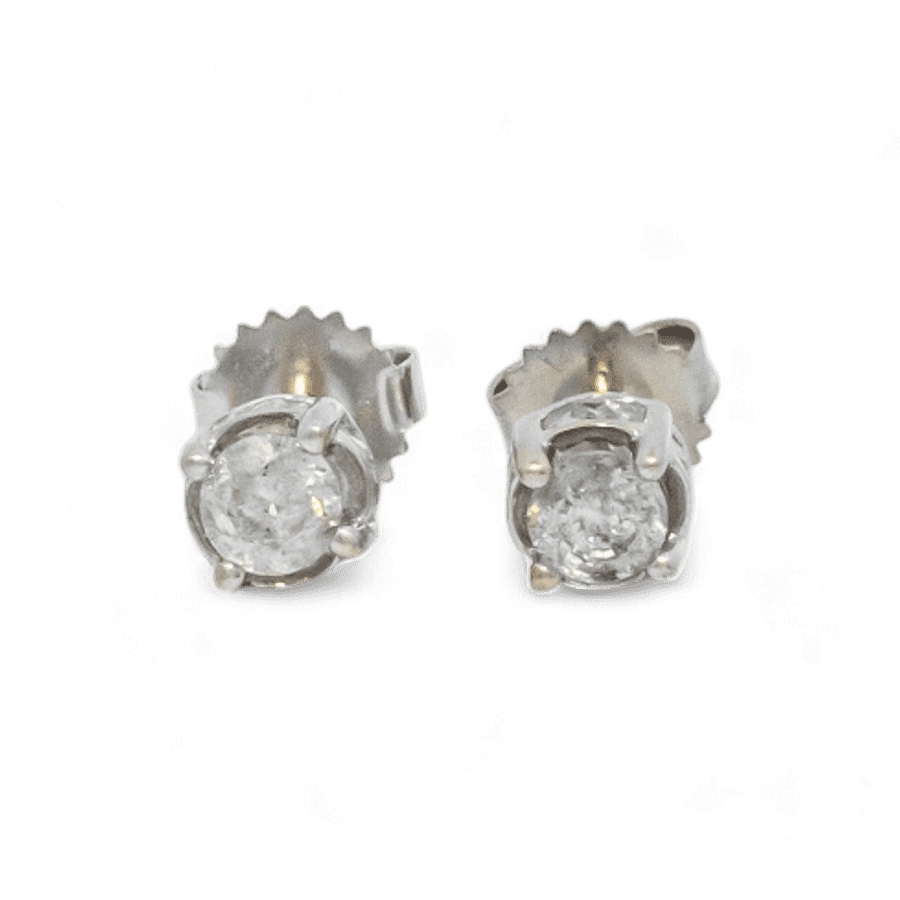  EARRINGS 2DIAS .56CTW 14KWG 0.6D