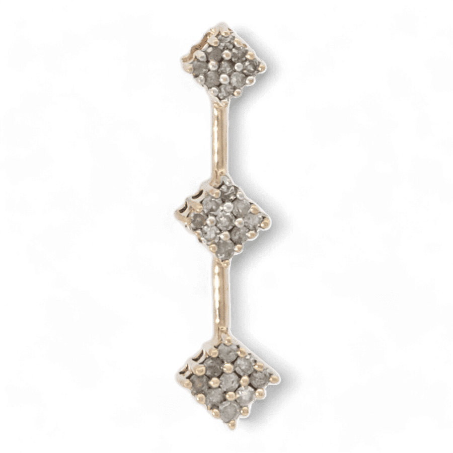  10k Yellow Gold Pendant with 0.23 Carats of Diamonds