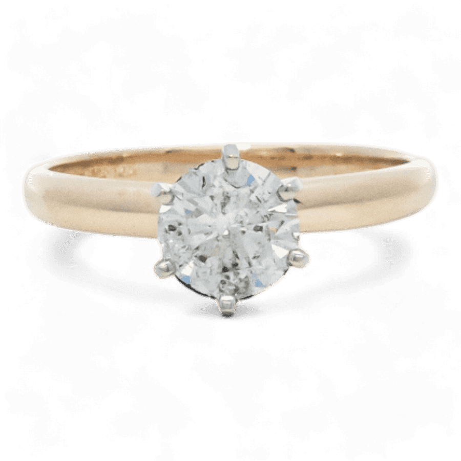 10k White Gold Ring with 1.00 Carats of Diamonds