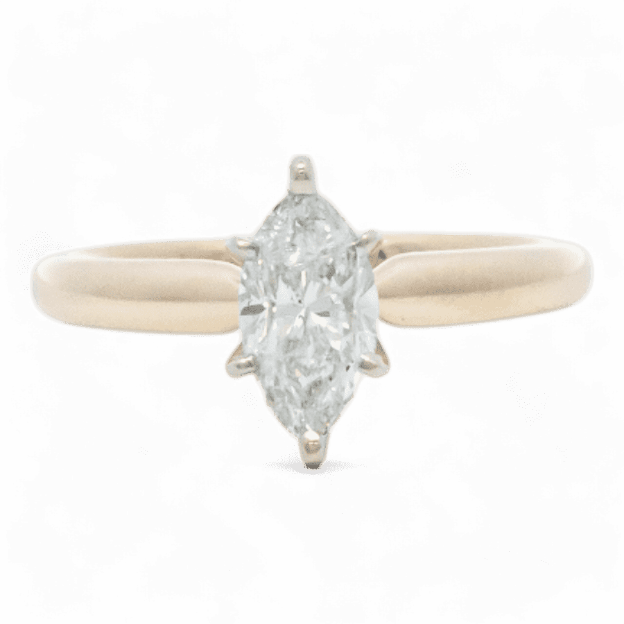  10k Yellow Gold Ring with 1.10 Carats of Diamonds