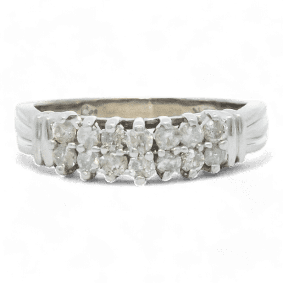  14k Yellow Gold Ring with 0.42 Carats of Diamonds