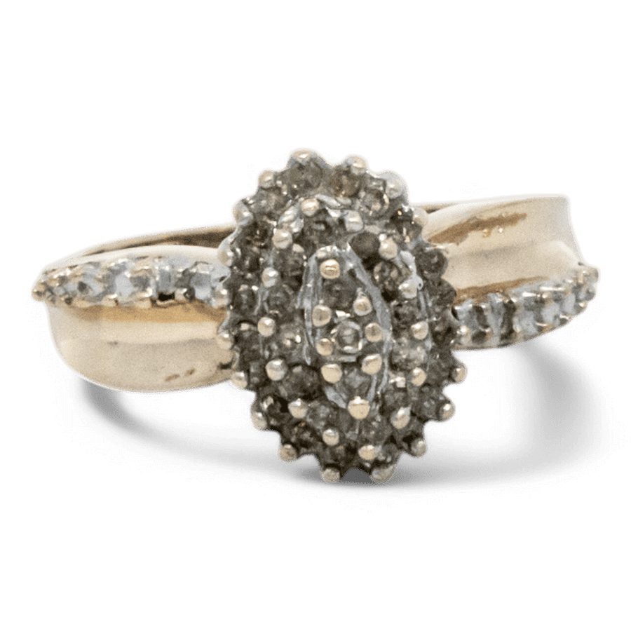  10k Yellow Gold Ring with 0.35 Carats of Diamonds
