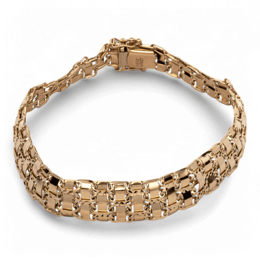  10k White Gold Bracelet