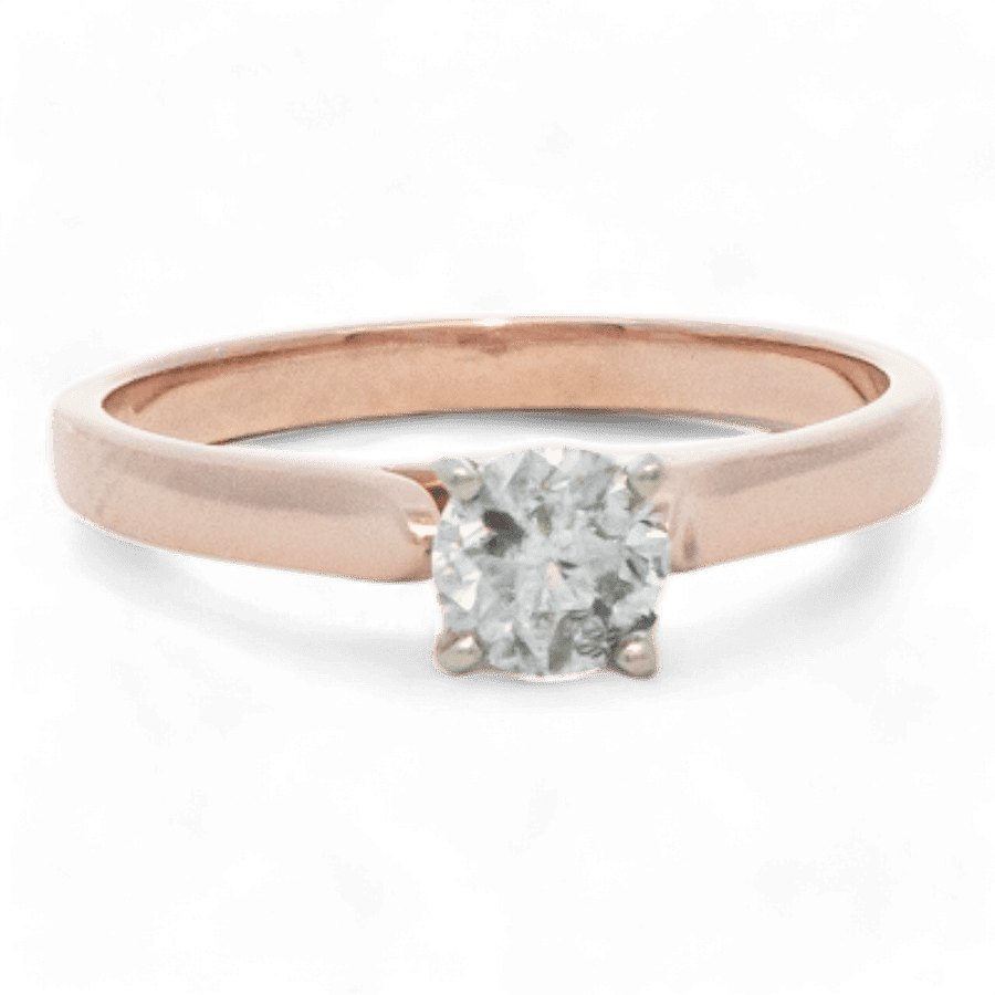  14k Yellow Gold Ring with 0.41 Carats of Diamonds