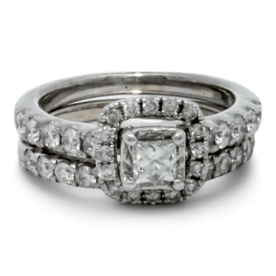  14k Yellow Gold Ring with 0.76 Carats of Diamonds