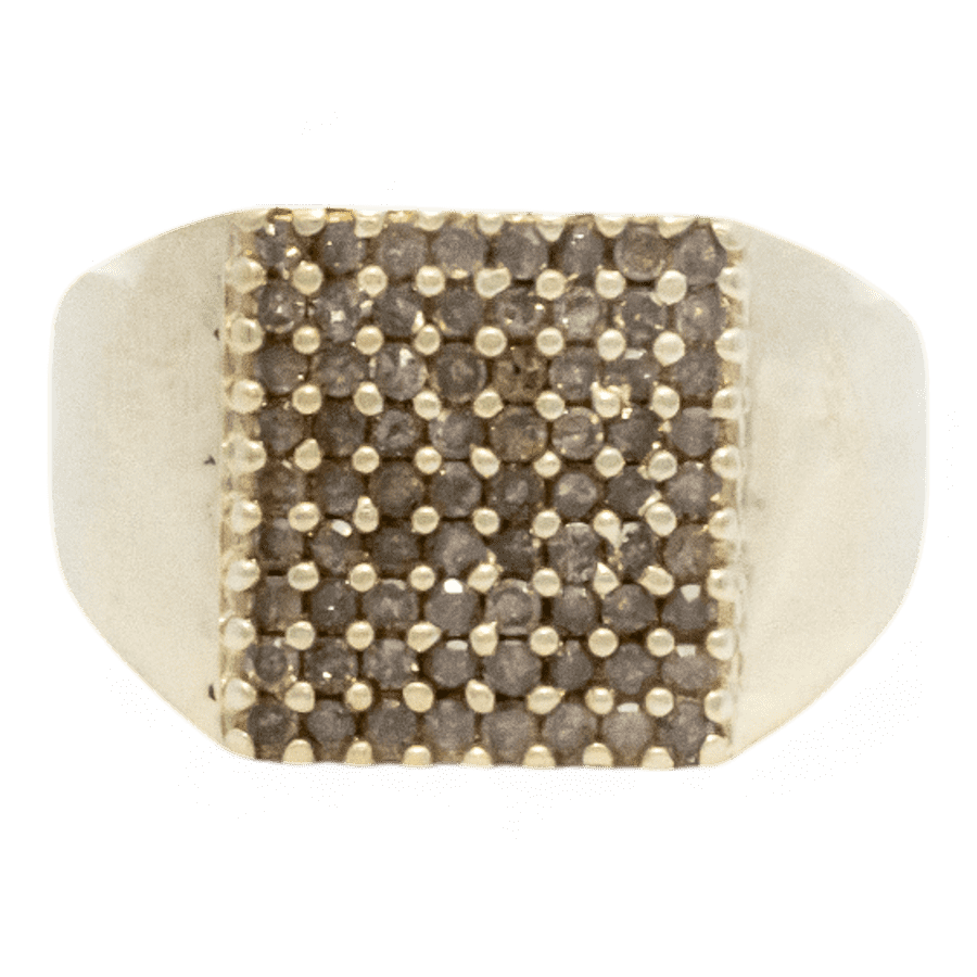  14k Yellow Gold Ring with 0.72 Carats of Diamonds