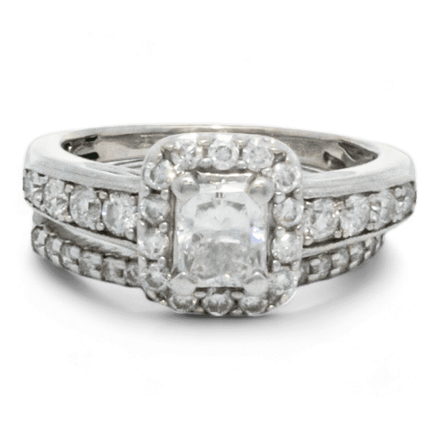  14k Yellow Gold Ring with 1.38 Carats of Diamonds