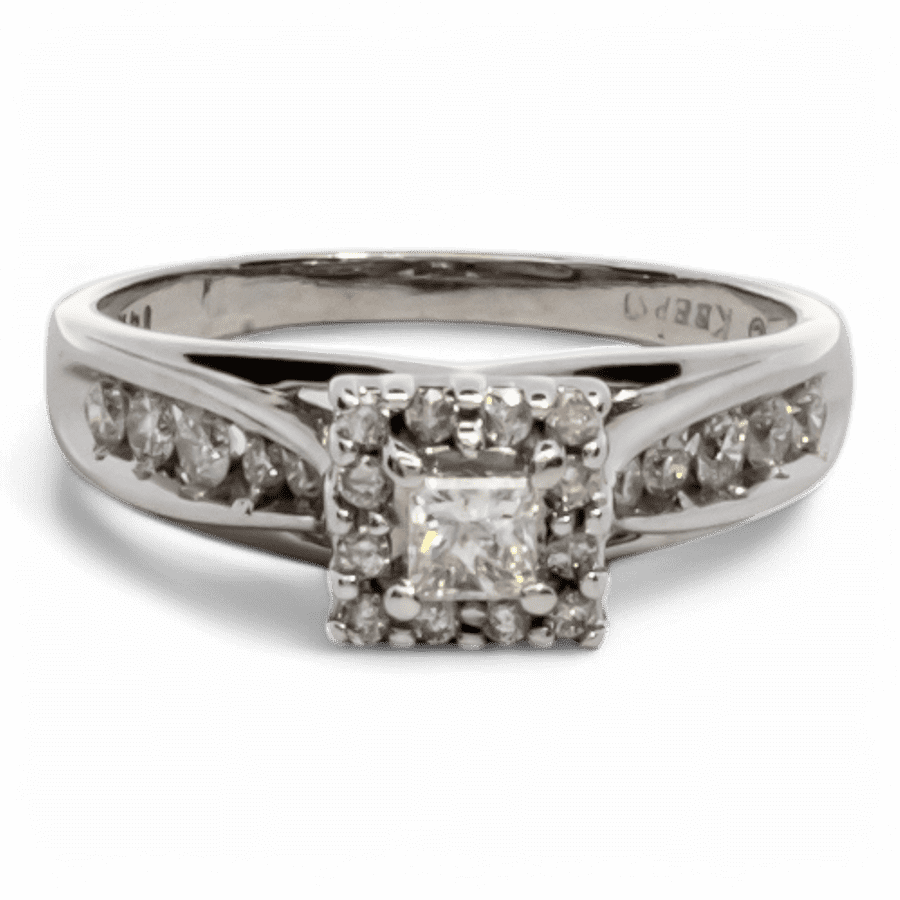  10k Yellow Gold Ring with 0.58 Carats of Diamonds