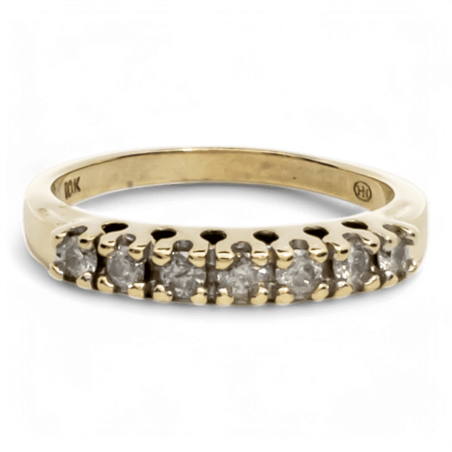  10k Rose Gold Ring with 0.28 Carats of Diamonds