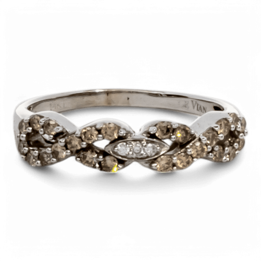  10k Yellow Gold Ring with 0.51 Carats of Diamonds
