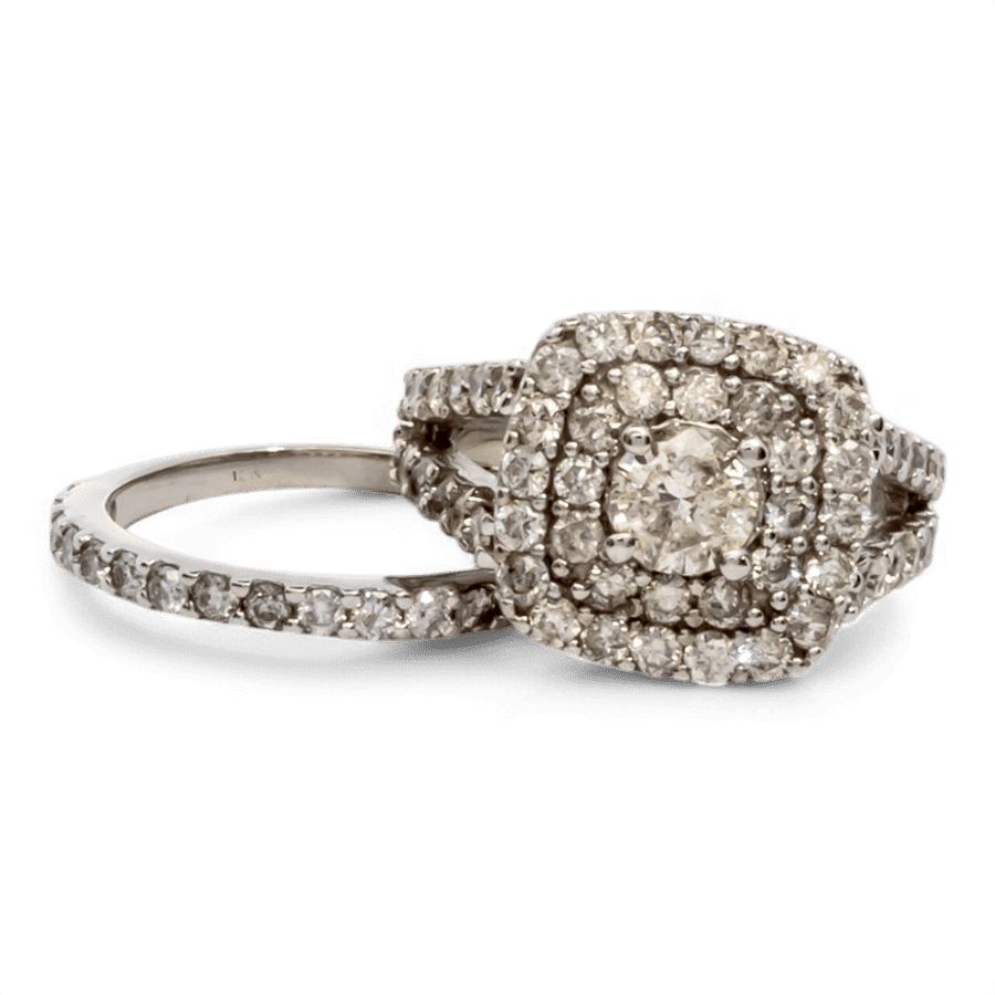  10k Yellow Gold Ring with 1.94 Carats of Diamonds