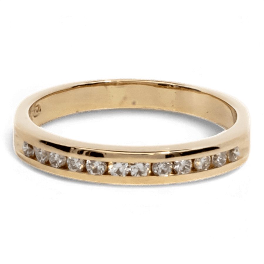  14k Yellow Gold Ring with 0.24 Carats of Diamonds
