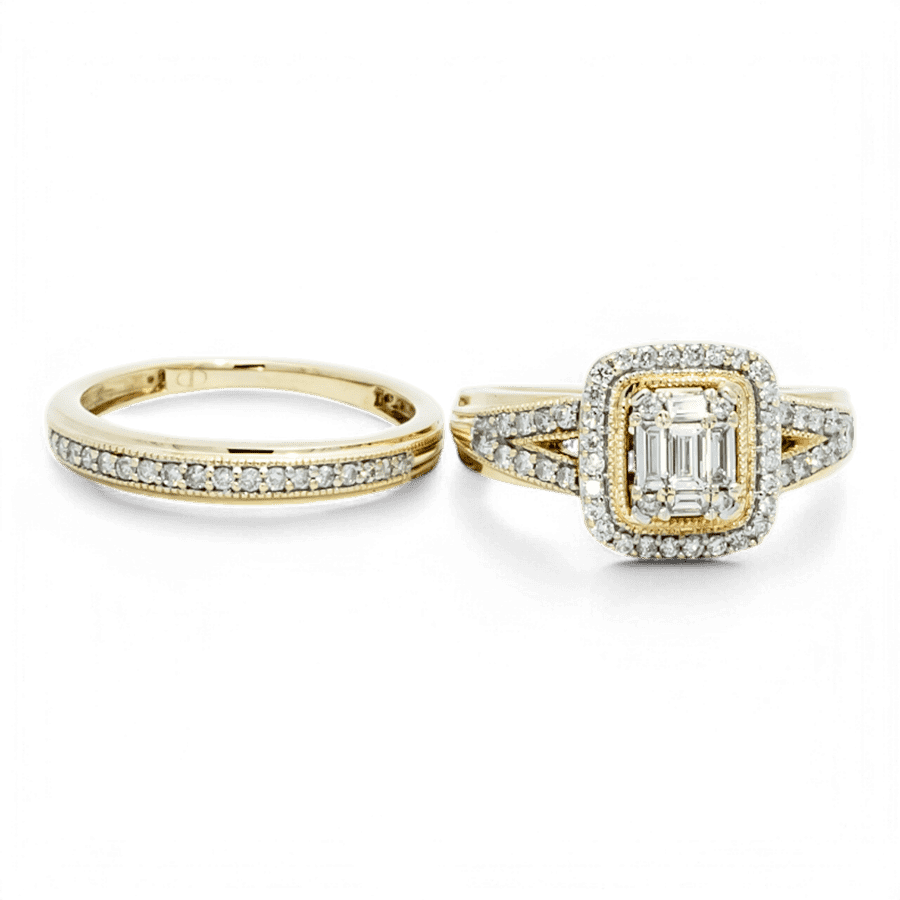  10k White Gold Ring with 1.22 Carats of Diamonds