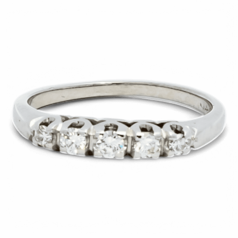  10k Yellow Gold Ring with 0.15 Carats of Diamonds