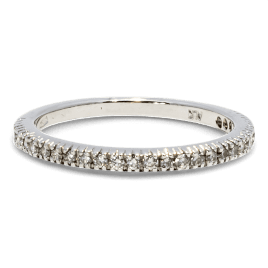  18k White Gold Ring with 0.27 Total Carats of Diamonds 