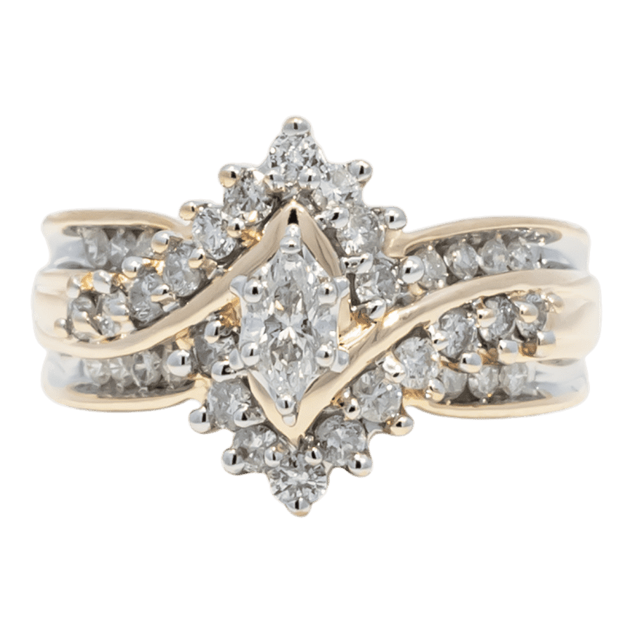  RING14K Yellow Gold1.23CTW  