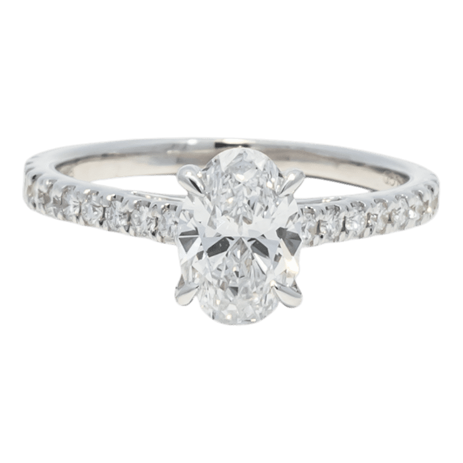  RING14K White Gold1.2CTW  