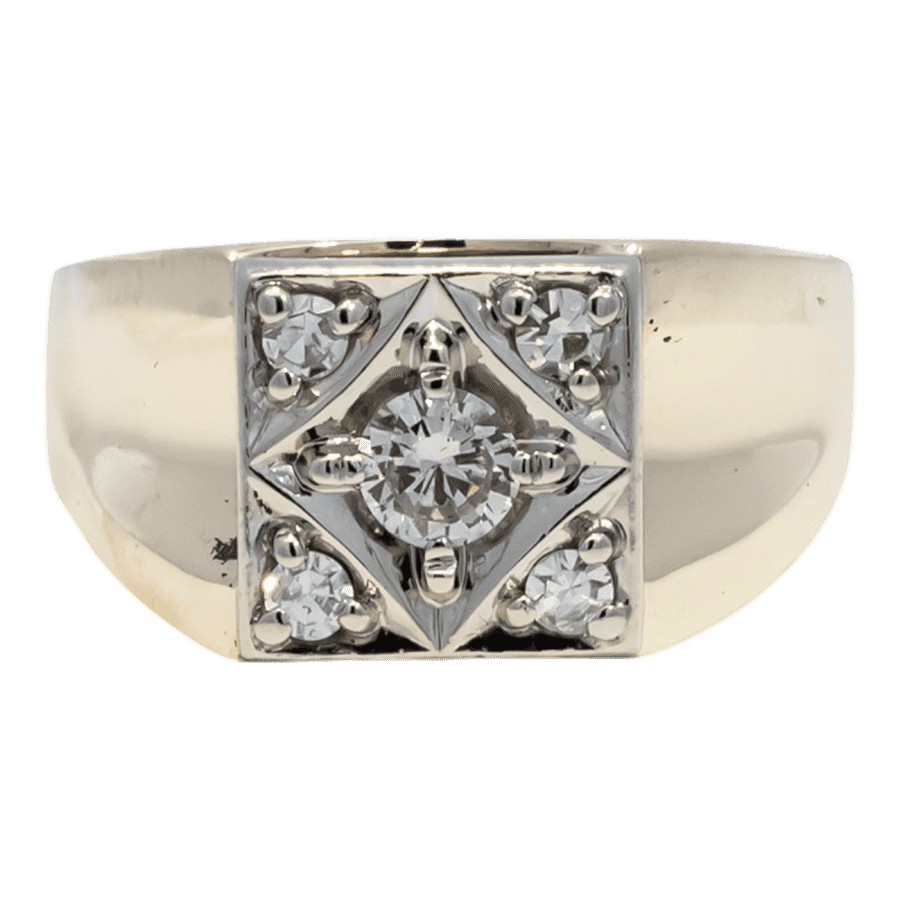  RING14K Yellow Gold 0.4CTW  