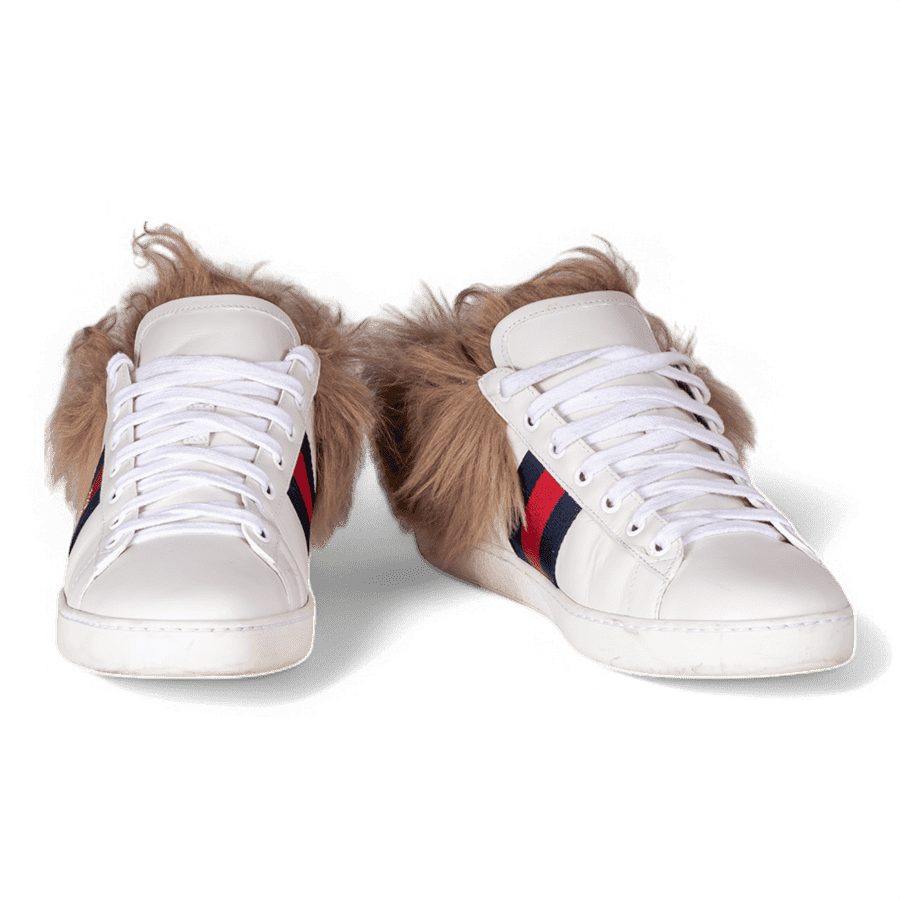 GUCCI Gucci Ace GG Wool Low Top Sneakers