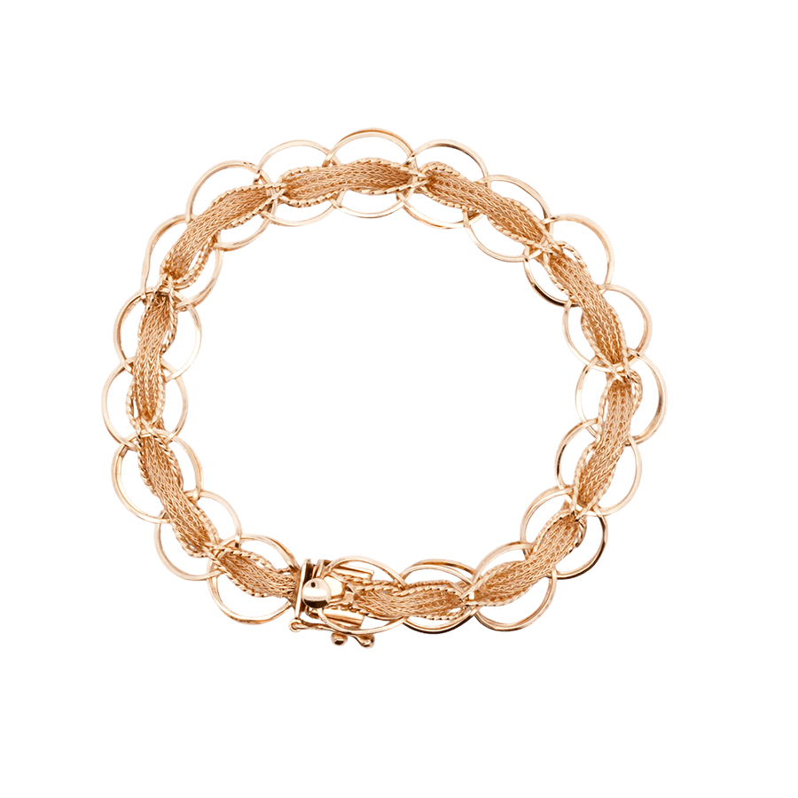  GOLD BRACELET 14KYG 8.2DWT