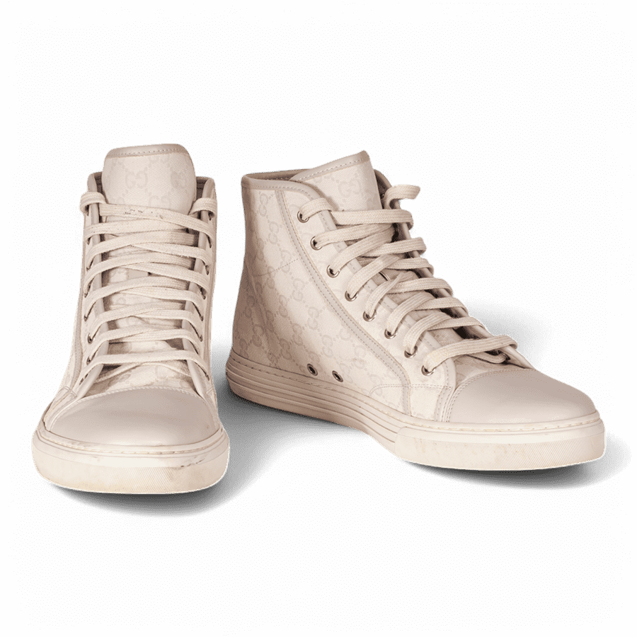 GUCCI Gucci White Tennis Hightops