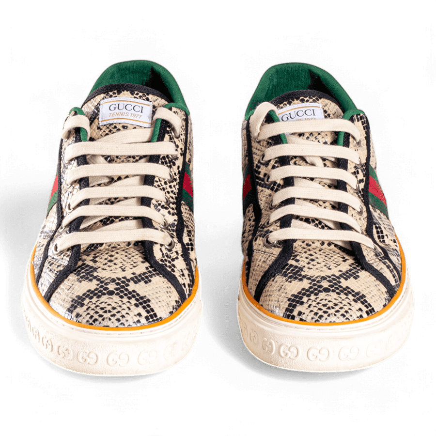 GUCCI Gucci Python Snakeskin Sneakers