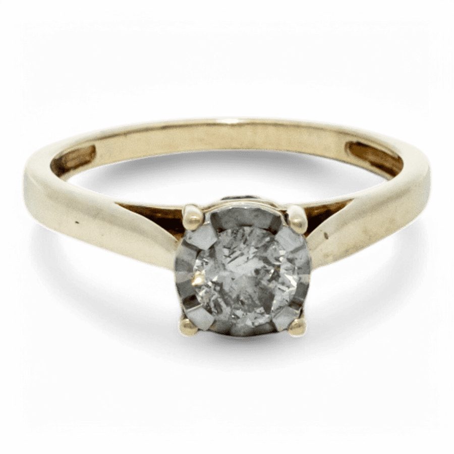  14k White Gold Ring with 0.49 Carats of Diamonds