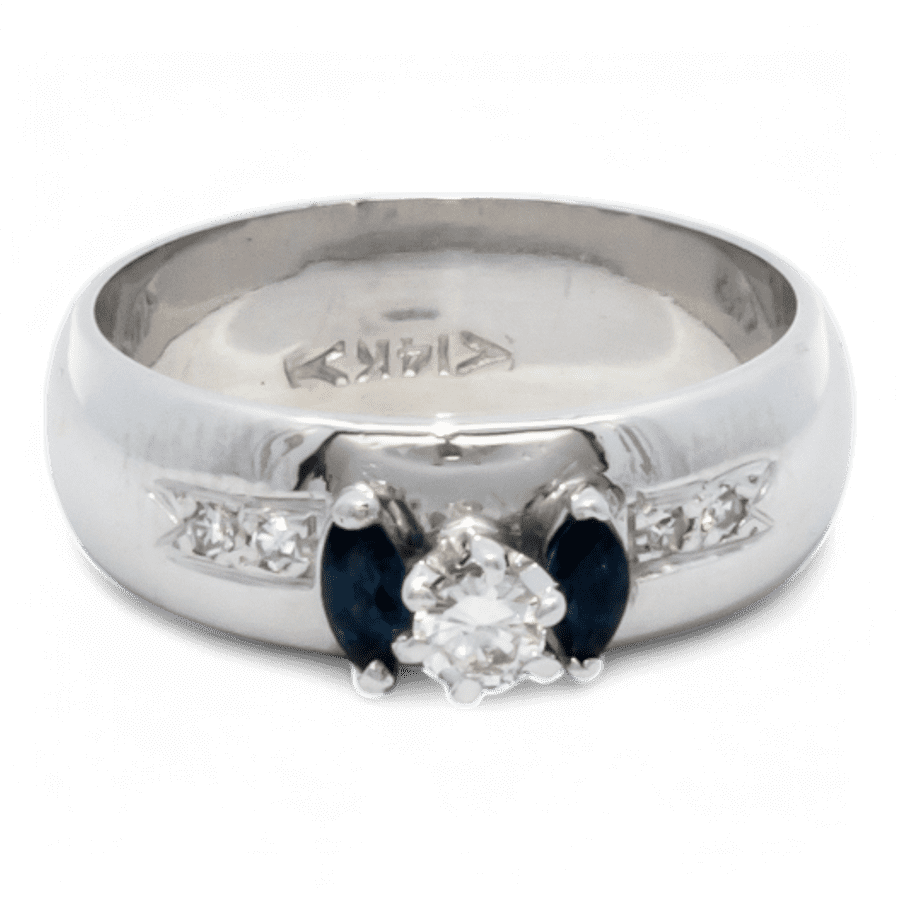  10k Yellow Gold Ring with 0.19 Carats of Diamonds