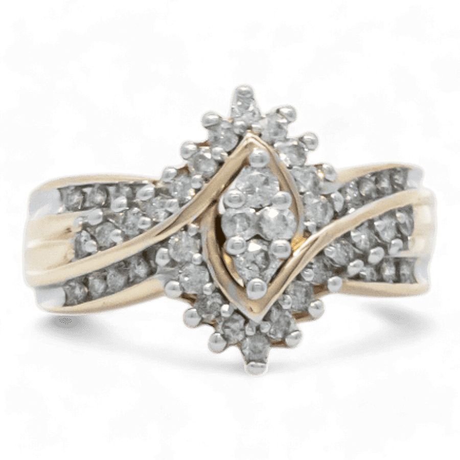  10k Yellow Gold Ring with 0.42 Carats of Diamonds