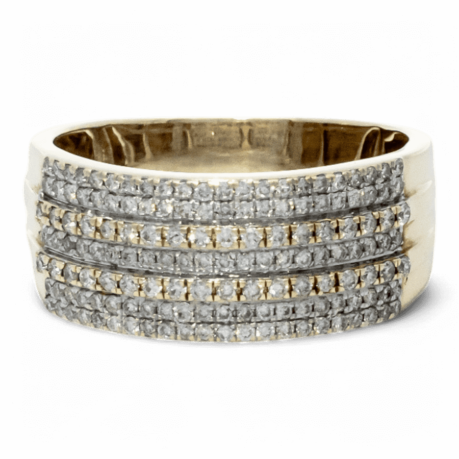  10k Yellow Gold Ring with 1.02 Carats of Diamonds