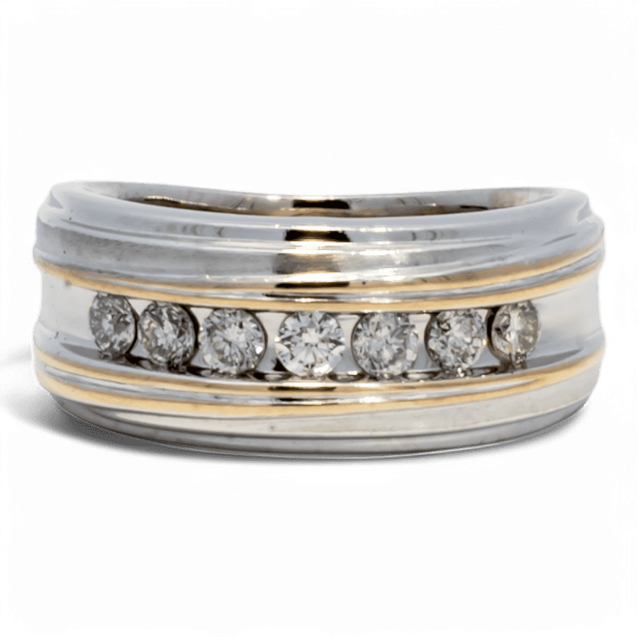  RING14K Two toned   
