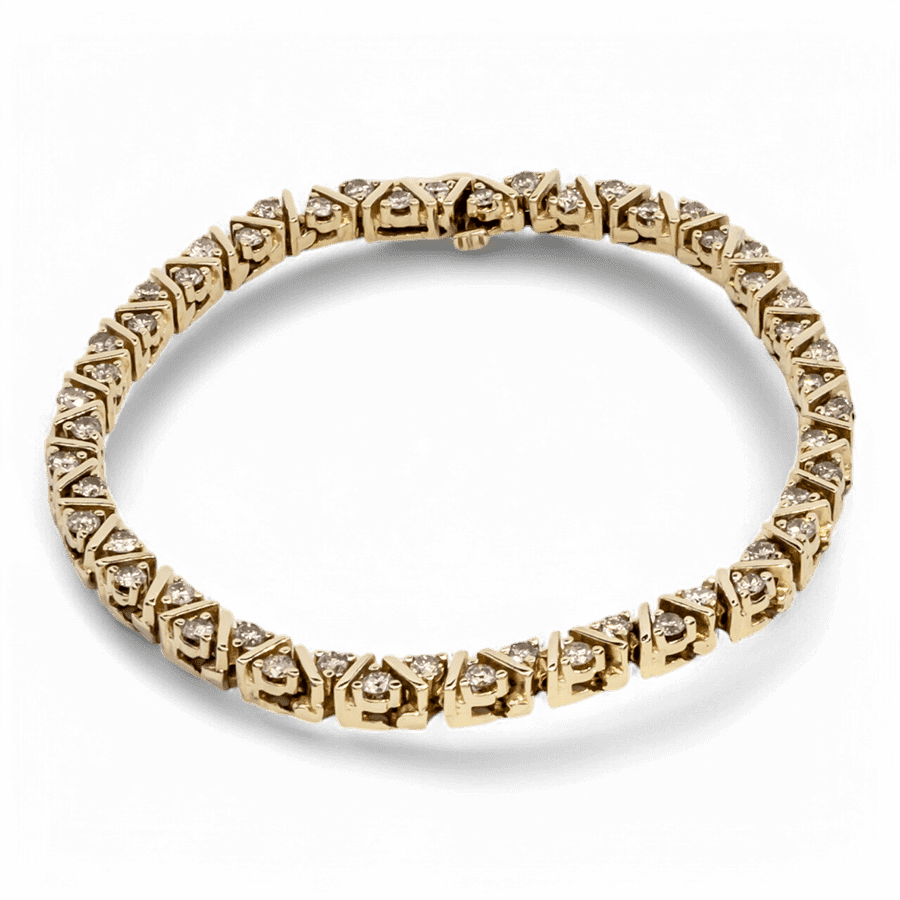  BRACELET 50DIAS 2.00CTW 14KYG 11