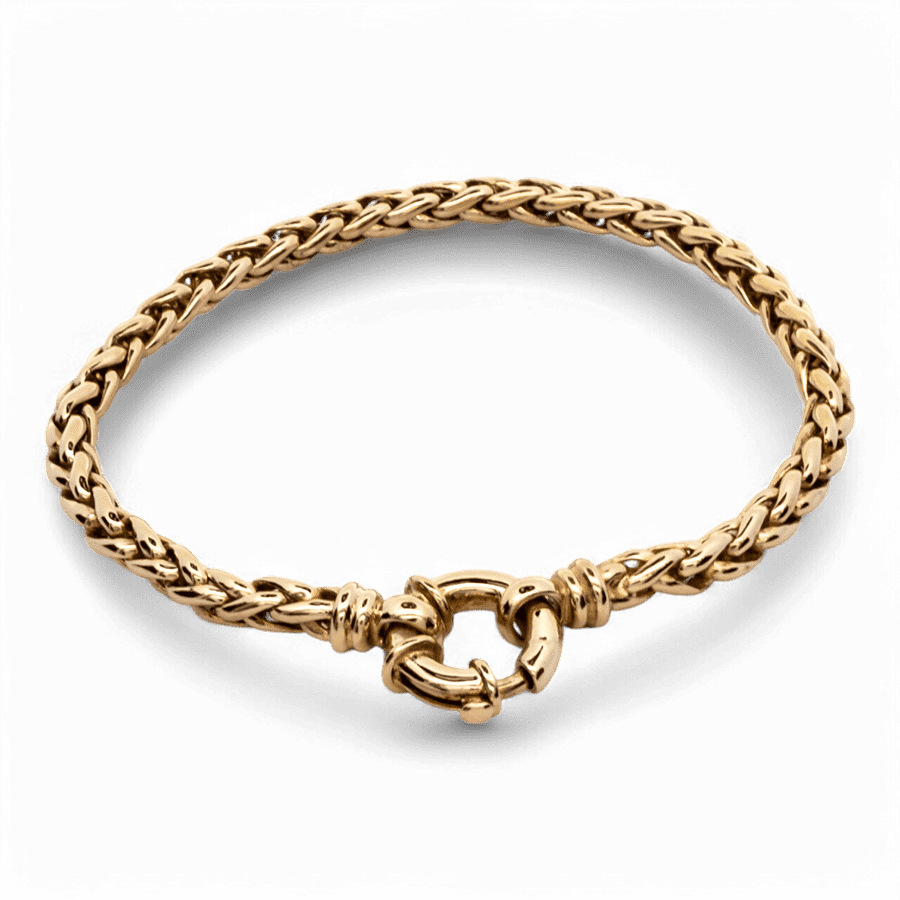  GOLD BRACELET 18KYG 15DWT