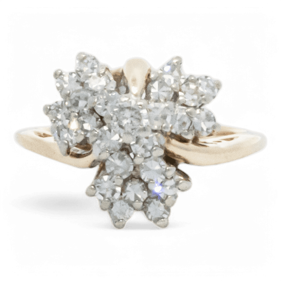  14k White Gold Ring with 1.00 Carats of Diamonds