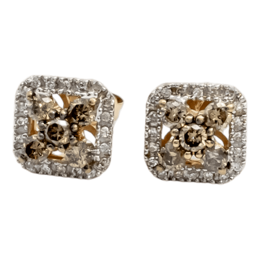 EARRINGS 10DIAS .60CTW 14KYG 1.6