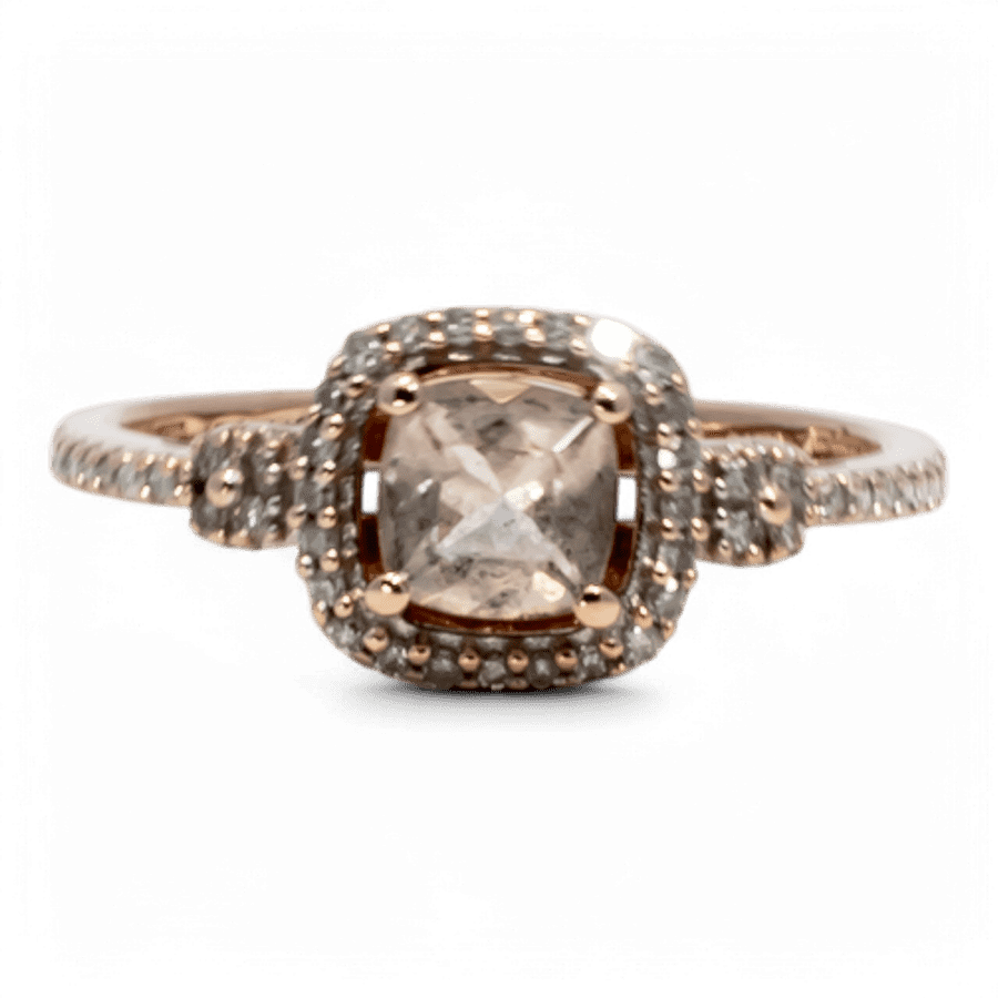  RING10K Rose Gold 0.48CTW  