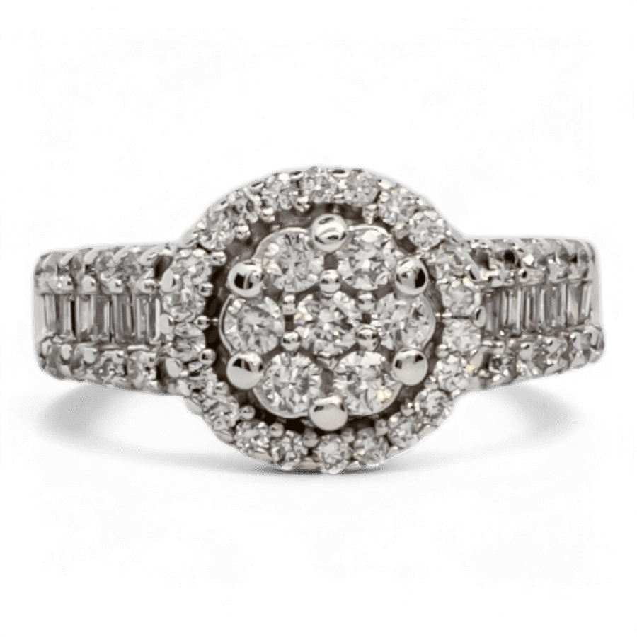  14k Yellow Gold Ring with 0.75 Carats of Diamonds