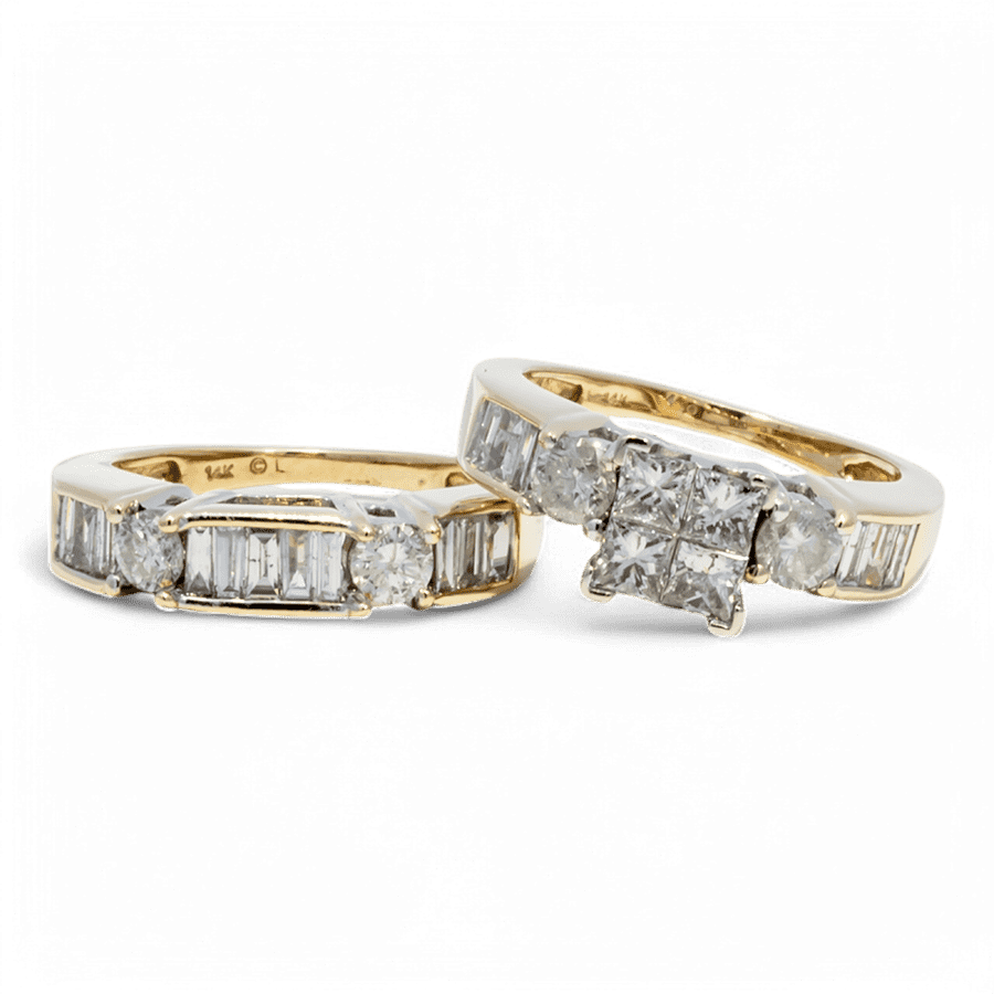  RING14K Yellow Gold 2.9CTW  